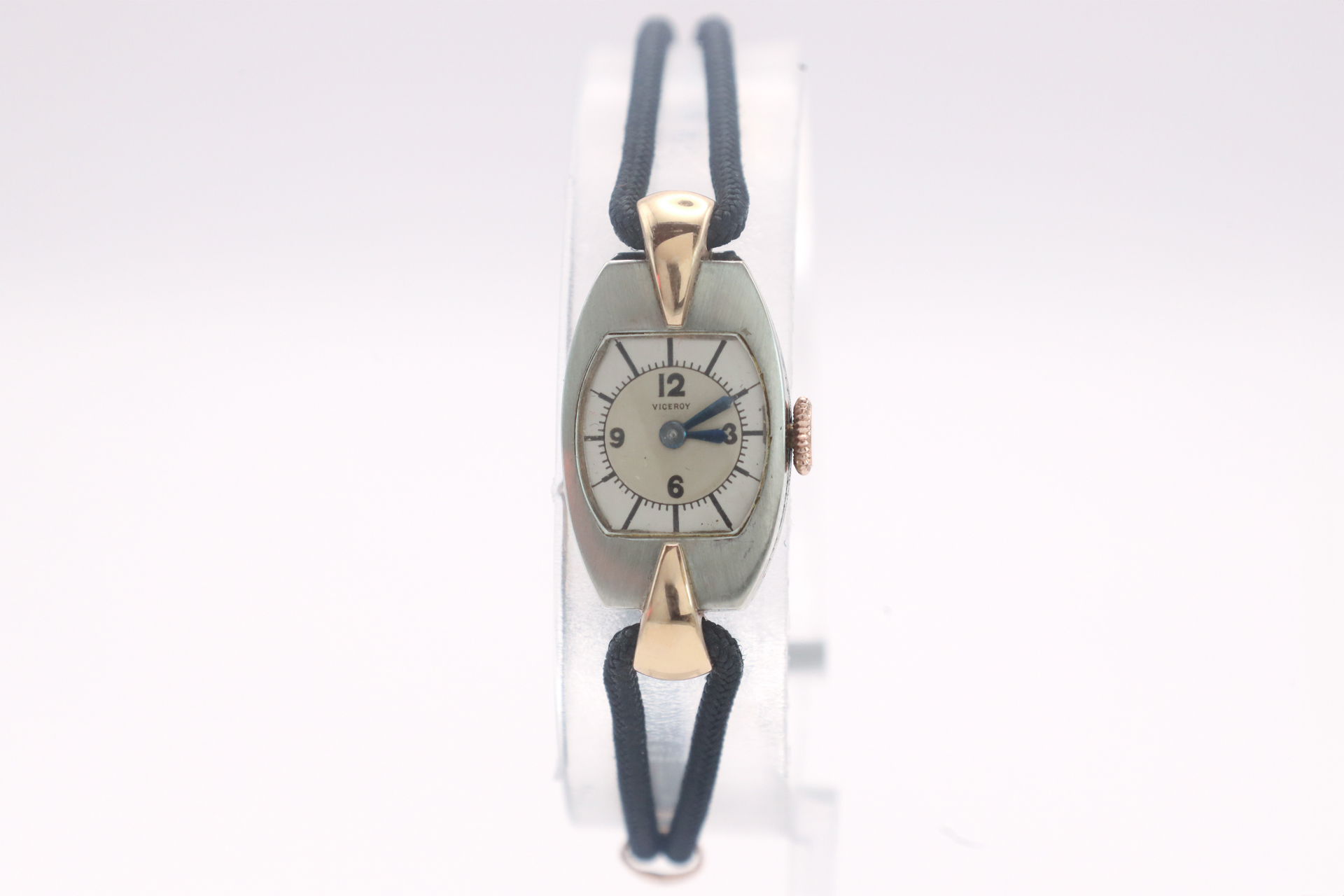 Vintage VICEROY Woman Watch white and yellow gold